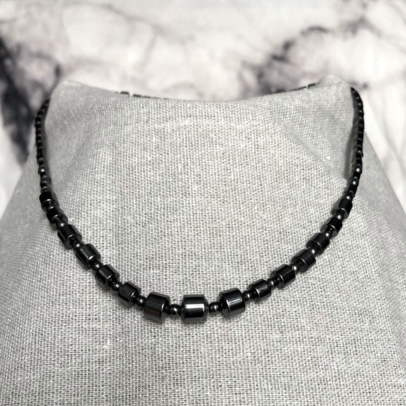 Chrome Colored Bead Necklace - Picture 1 of 2